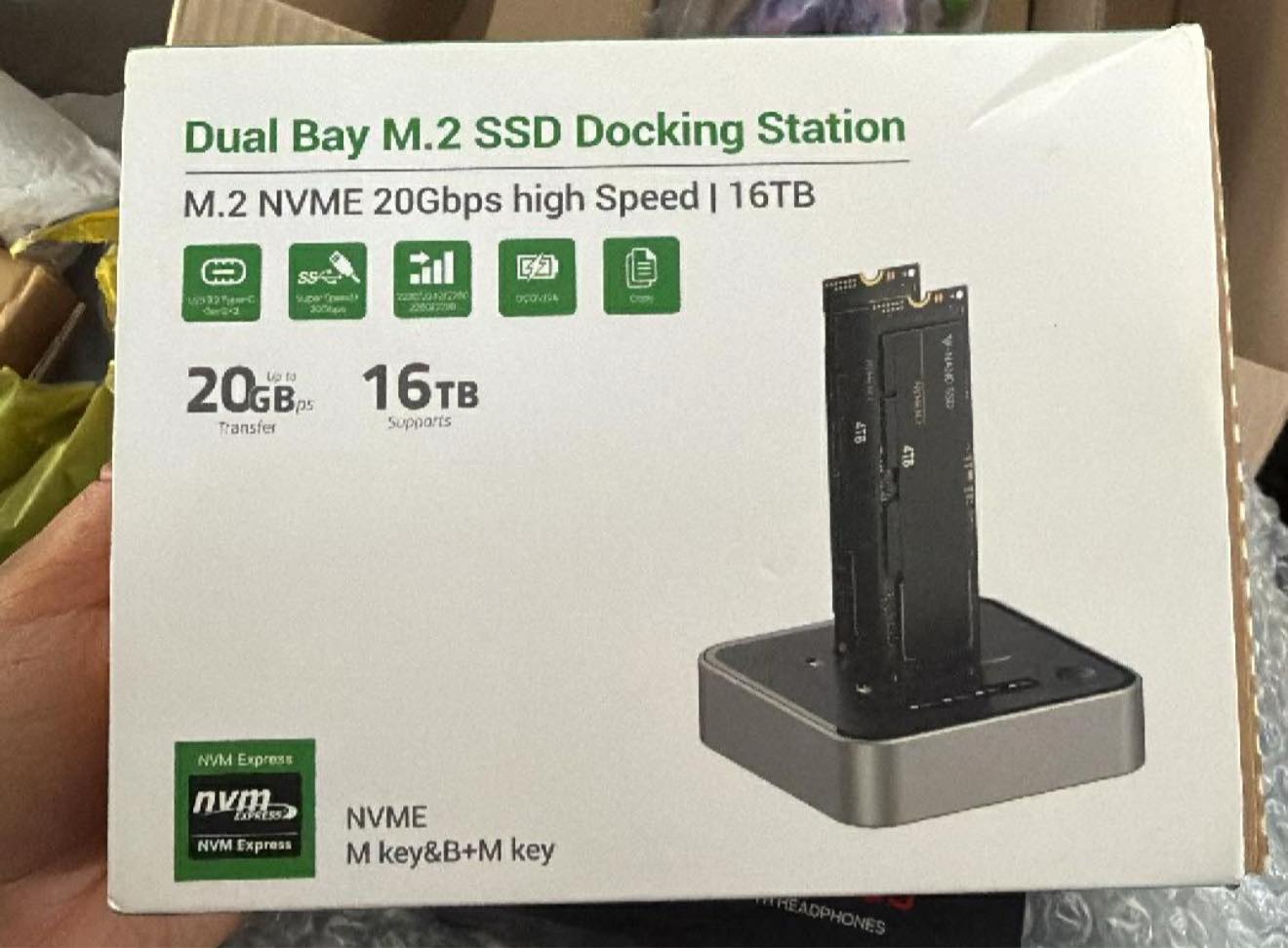 Station d'Accueil USB-C pour SSD NVMe