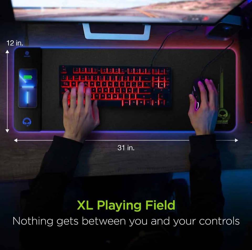 Tapis de Souris Gaming XL RGB - Éclairage